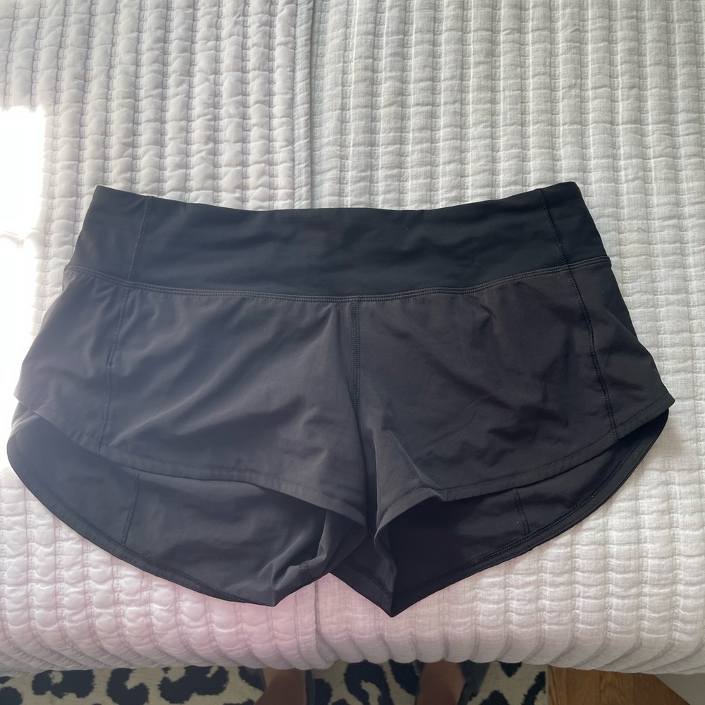 Lululemon Black Speed Up Short 2.5